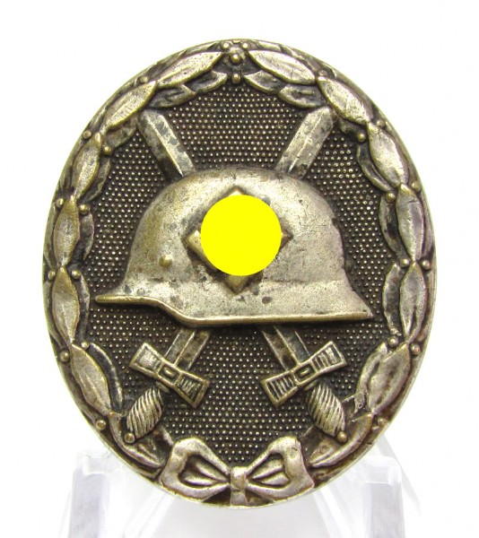 Verwundetenabzeichen Silber Buntmetall - Steinhauer Lück 4 und L/16