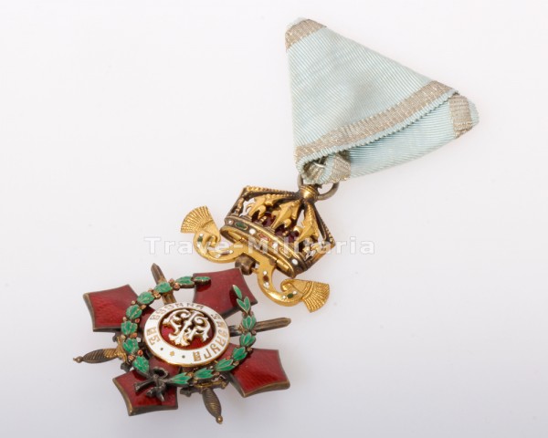 Bulgarien - Militärverdienstorden Offizierskreuz IV. Klasse mit Schwertern