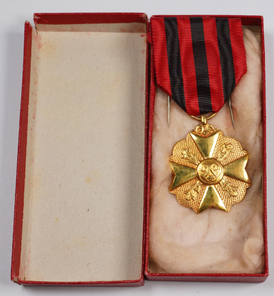 Belgien Zivil-Verdienstorden Medaille im Etui