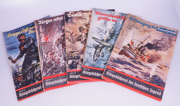 5x Kriegsbücherei der deutschen Jugend