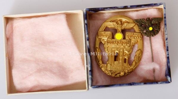 Wehrwirtschaftsführer-Abzeichen mit Miniatur und Karton
