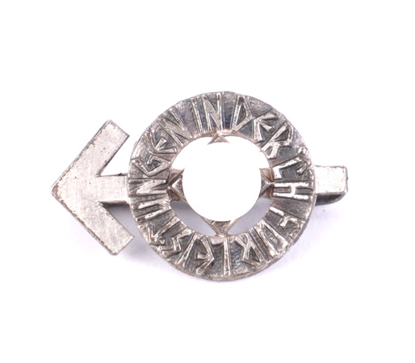 Miniatur HJ-Leistungsabzeichen in Silber