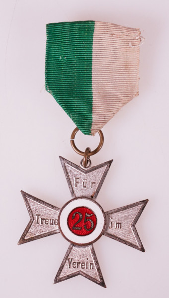 Kreuz 25 Jahre Treue im Verein