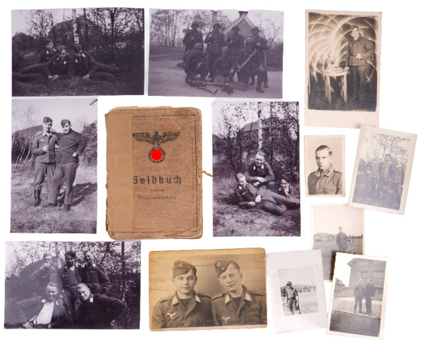 Soldbuch und Fotos Ries Flakregiment Fallschirm Panzerdivision H.G.