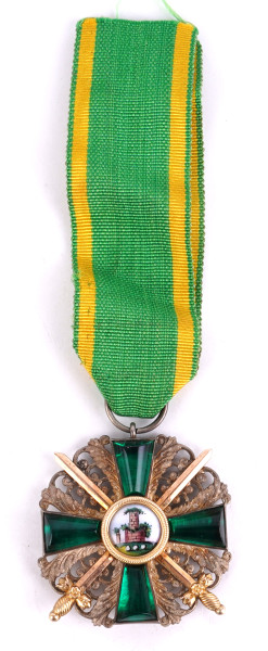 Baden Orden des Zähringer Löwen Ritterkreuz 2. Klasse mit Schwertern