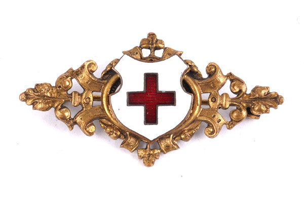Rotes Kreuz Brosche