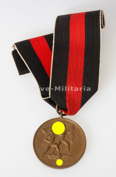 Medaille zur Erinnerung an den 1. Oktober 1938 Archiv Trave