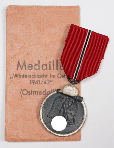 Medaille Winterschlacht im Osten 1941/42 mit Tüte