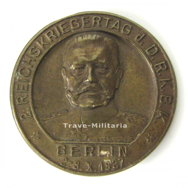 Abzeichen 2. Reichskriegertag d. D.R.K.B.K. Berlin 1927