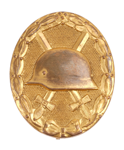 Verwundetenabzeichen in Gold entnazifiziert