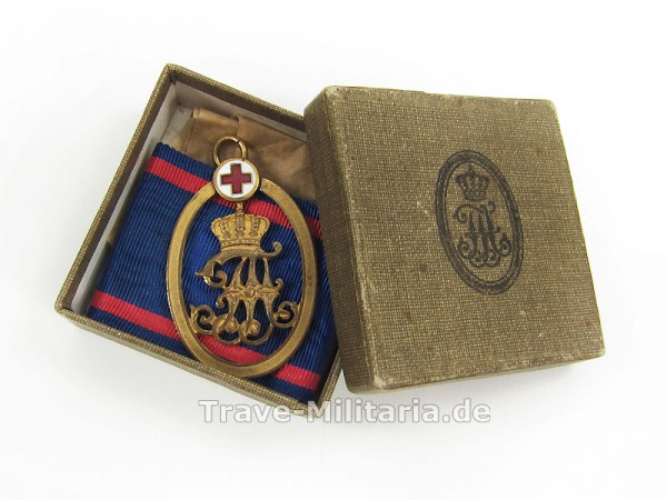 Oldenburg Rot-Kreuz-Medaille im Originaletui - nur 18 Verleihungen