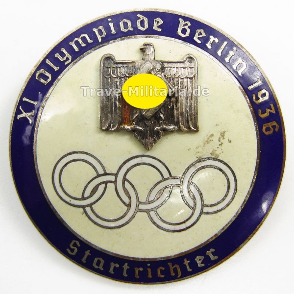 Abzeichen Olympiade Berlin 1936 Startrichter