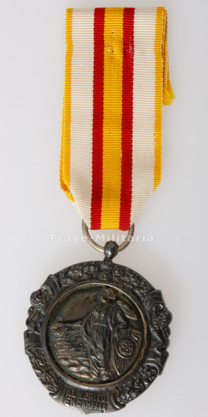 Spanien Medalla Militar Individual Silberne Tapferkeitsmedaille