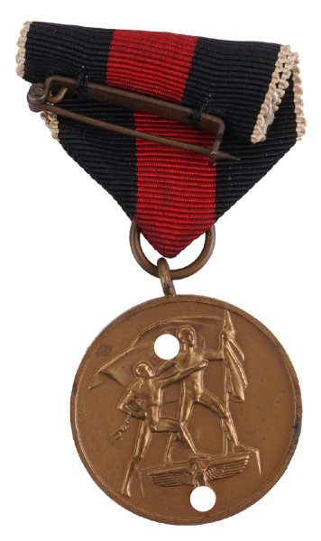 Medaille zur Erinnerung an den 1. Oktober 1938