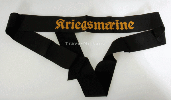Kriegsmarine Mützenband ,,Kriegsmarine"