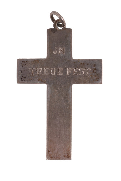 Bayern Christliches Umhängekreuz 25 Jahre "in Treuefest"