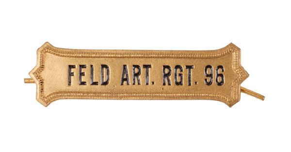 Spange zum Regimentskreuz "Feld Art. Rgt. 96"