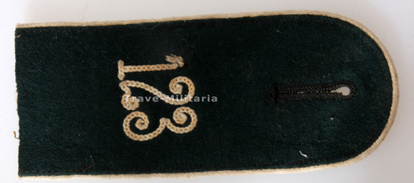Wehrmacht Heer Schulterklappe Infanterie-Regiment 123 Mannschaften