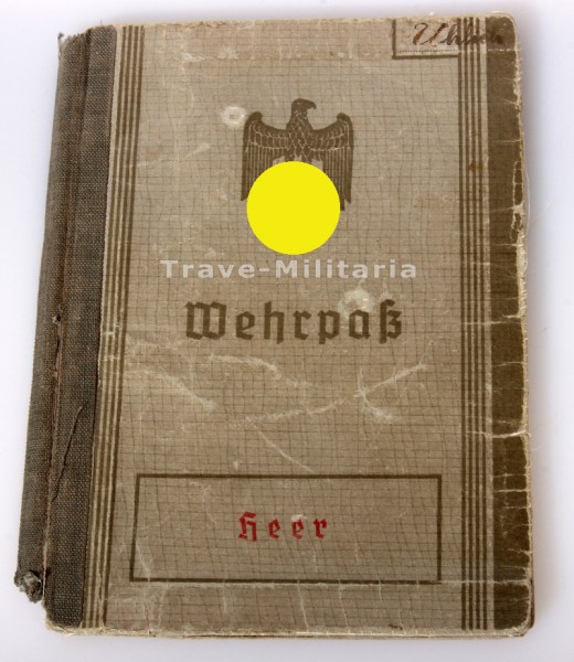 Wehrpass Uhlich Beobachtungs- Ersatz Abteilung 7 1. Weltkrieg + 2. Weltkrieg