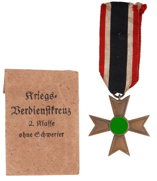 Kriegsverdienstkreuz 2. Klasse ohne Schwerter mit Tüte