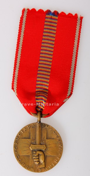 Rumänien Medaille Kreuzzug gegen den Kommunismus