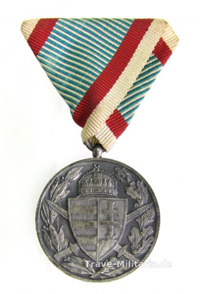 Ungarn Kriegsdenkmünze 1914-1918 am Dreiecksband