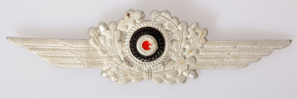Luftwaffe Schirmmützenschwinge für Mannschaften und Unteroffiziere
