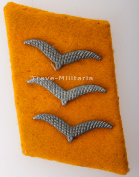 Luftwaffe Kragenspiegel Obergefreiter fliegende Truppe / Fallschirmtruppe