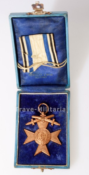 Bayern Militär-Verdienstkreuz 3. Klasse mit Schwertern im Etui