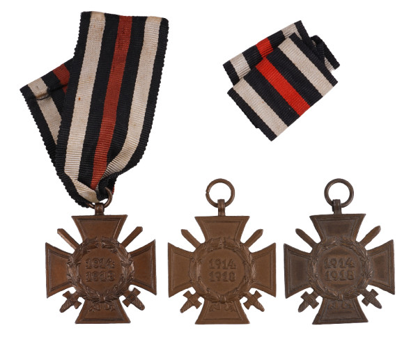 3x Ehrenkreuz für Frontkämpfer