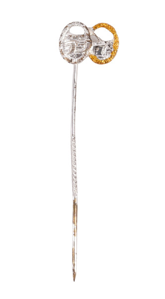 1957er Miniaturnadel Panzerkampfabzeichen Marineartillerieabzeichen