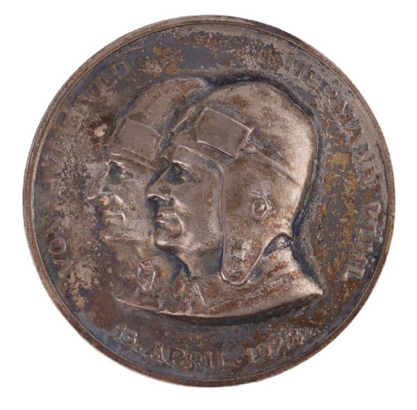 Medaille "1. Ost-West-Atlantikflug der Bremen 13. April 1928"