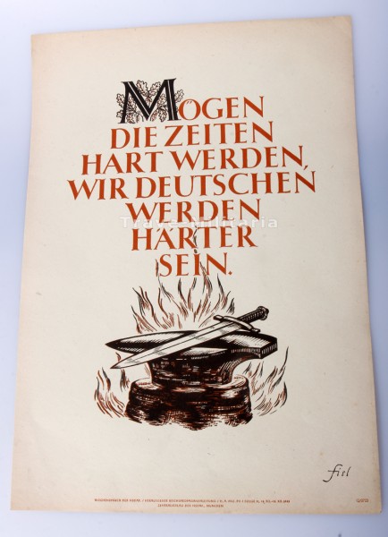 NSDAP Wochenspruch - Folge 31/1943