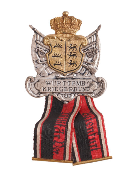 Württemberger Kriegerbund Mitgliedsabzeichen Kriegerverein Mil. Ver. Baienfurt