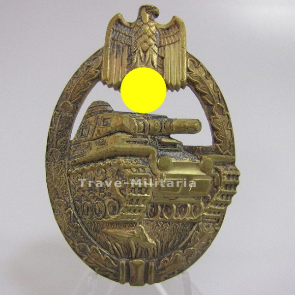 Panzerkampfabzeichen in Bronze Hersteller W