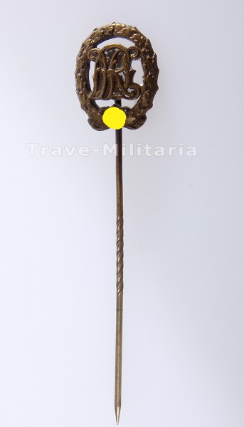 16mm-Miniatur Reichssportabzeichen in Bronze DRL
