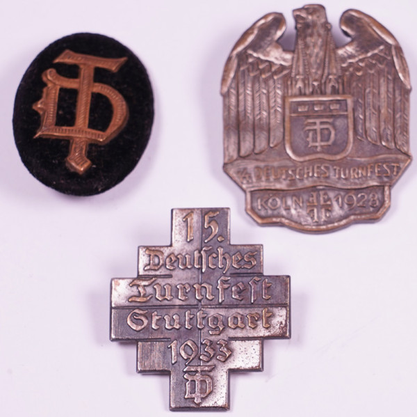 3x Deutscher Turnerbundabzeichen