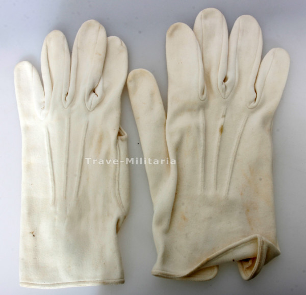 Wehrmcht Heer Weiße Lederhandschuhe für Offiziere