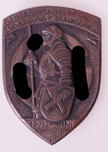 Gautag 1936 Hildesheim Gau Süd Hannover-Braunschweig Veranstaltungsabzeichen