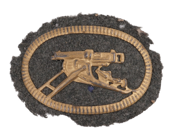 Ärmelabzeichen für Maschinengewehr-Scharfschützen im 1. Weltkrieg