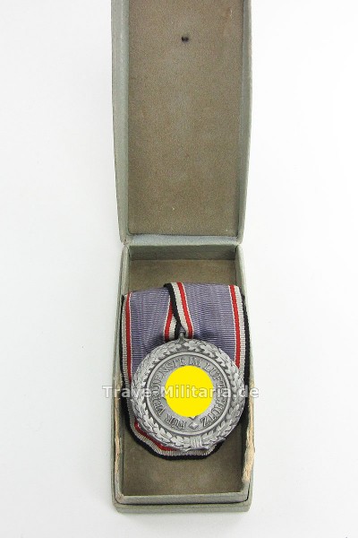 Einzelspange Luftschutzehrenzeichen 2. Stufe und leeres Etui