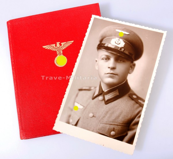 NSDAP Partei-Mitgliedsausweis Karl Raubach Hamburg