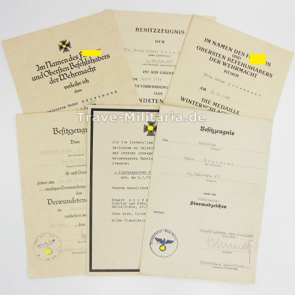 5er Urkundengruppe Infanterie-Division 253