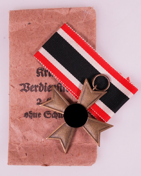 Kriegsverdienstkreuz 2.Klasse ohne Schwerter in Tüte