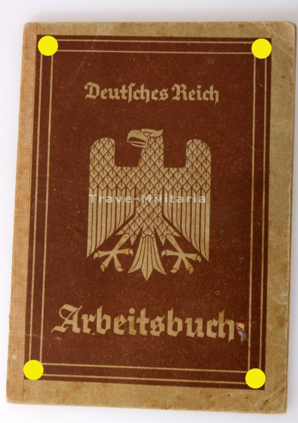 Arbeitsbuch Krause Inf.-Rgt. 30 Görlitz und Deutsche Reichsbahn