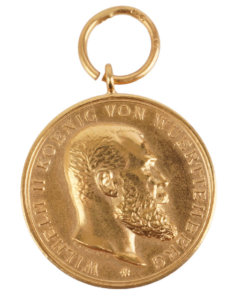 Württemberg Goldene Militärverdienstmedaille 1892