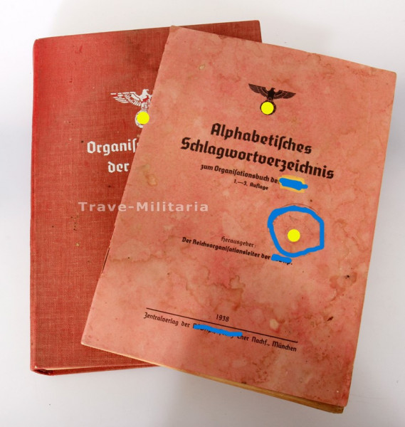 Organisationsbuch Adelmannsfelden der NSDAP 5. Auflage 1938 mit Schlagwortverzeichnis