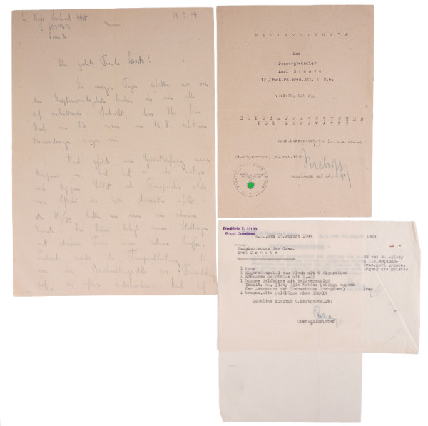 Papiergruppe Droste Fsch. Pz. Gren. Rgt. 1 Hermann Göring