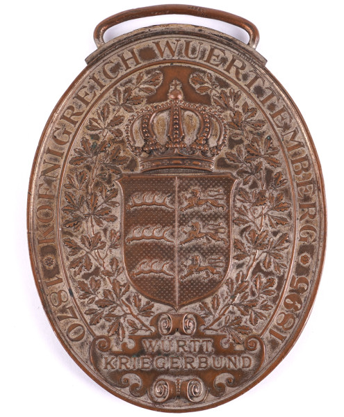 Württ. Kriegerbund Fahnenmedaille 1870-1895