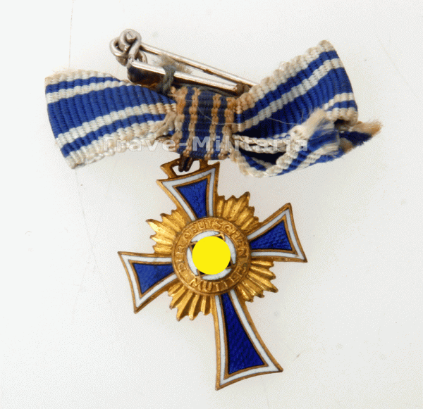 Miniatur Deutsches Mutterkreuz in Gold